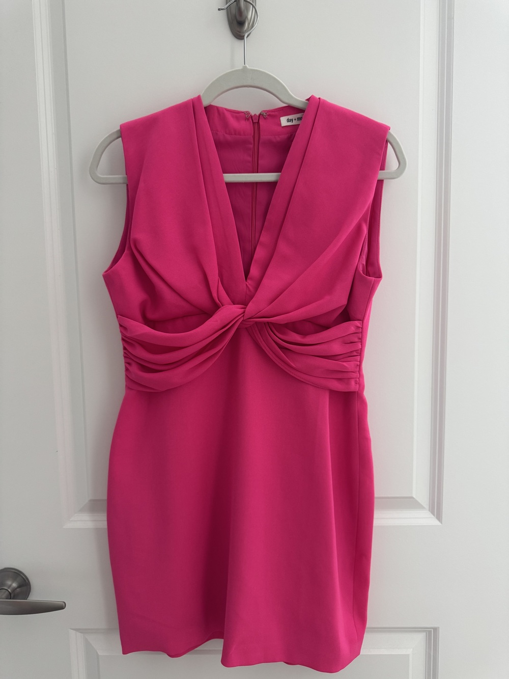 Day + Moon Modern Barbie Mini Dress Hot Pink NWT